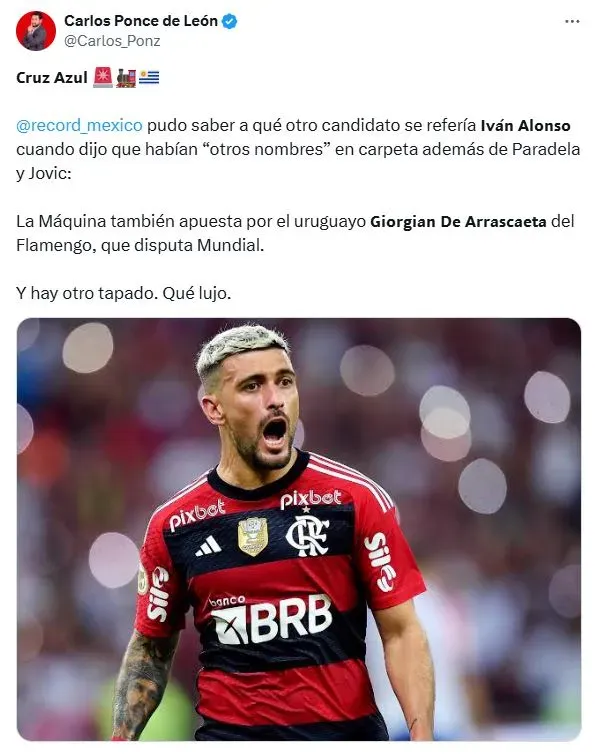 Cruz Azul tendría “otro tapado” en el mercado de verano (X)