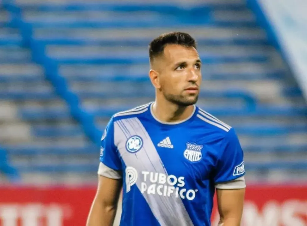 Aníbal Leguizamón fichó con Emelec en el 2019 y desde ahí no ha soltado la titularidad. Foto: Getty.
