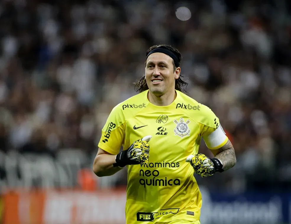 Goleiro Cássio é criticado por Rubão. Foto: Rodrigo Coca/Ag. Corinthians