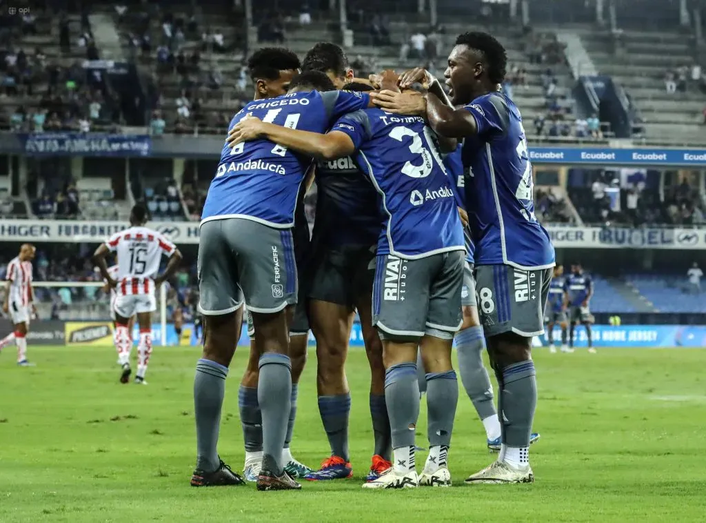 Emelec jugando como local. (Foto: IMAGO).