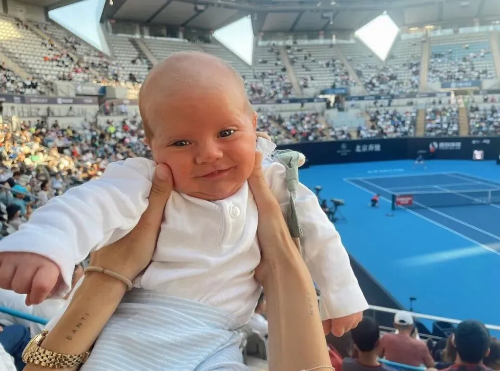 Santiago, el hijo menor de Jarry, en el ATP de Beijing