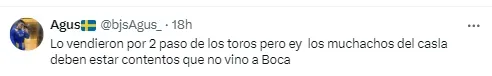 La reacción de los hinchas de Boca.