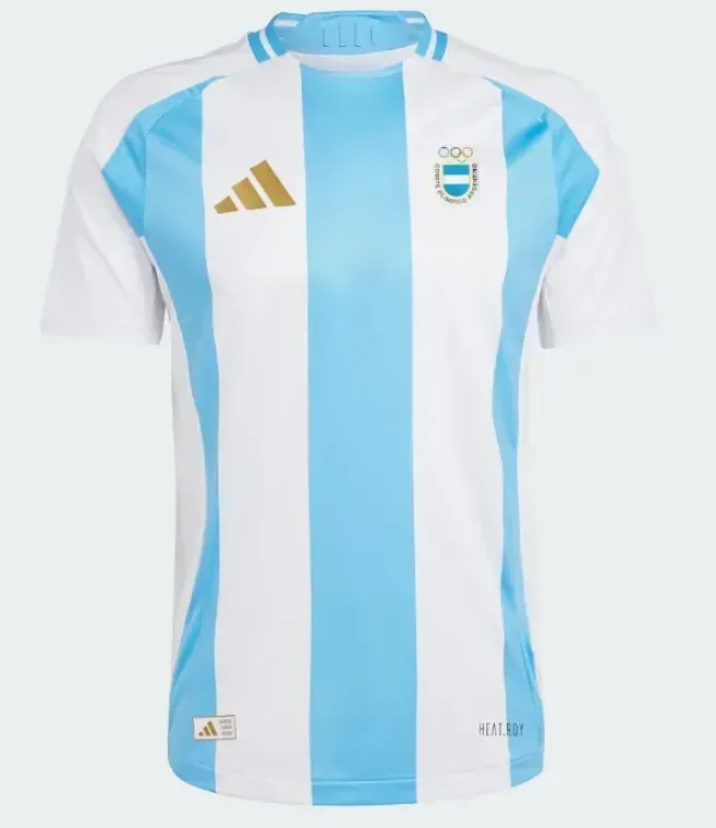 La camiseta de Argentina para los Juegos Olímpicos.