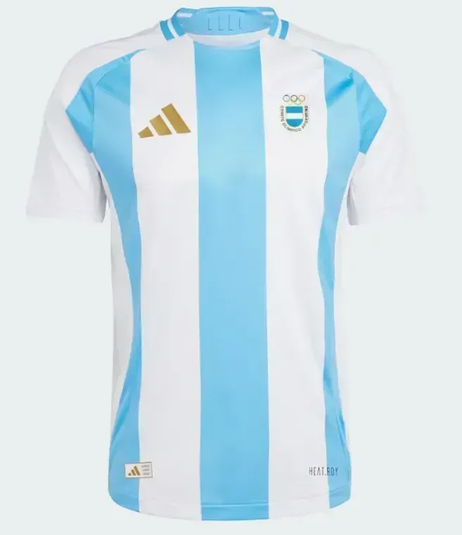 Así es la camiseta de la Selección Argentina para los Juegos Olímpicos 2024.