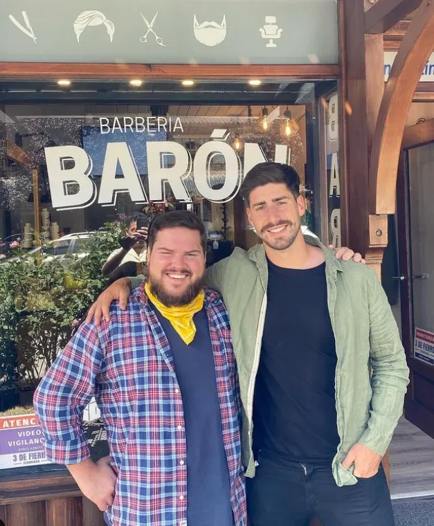 Francese tuvo algunas barberías en Mar del Plata, ciudad en la que nació y se crió. (Foto: @nico.francese).