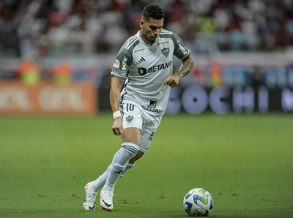 Paulinho em jogo contra o Bahia pelo Atlético Mineiro. Foto: Jhony Pinho/AGIF