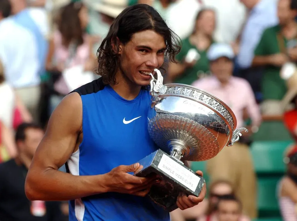 Rafael Nadal derrotó a Roger Federer en la final de Roland Garros 2006 (IMAGO)