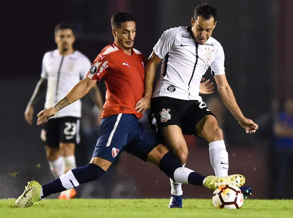 Nicolás Figal jugando para Independiente en 2018 (Getty Images)