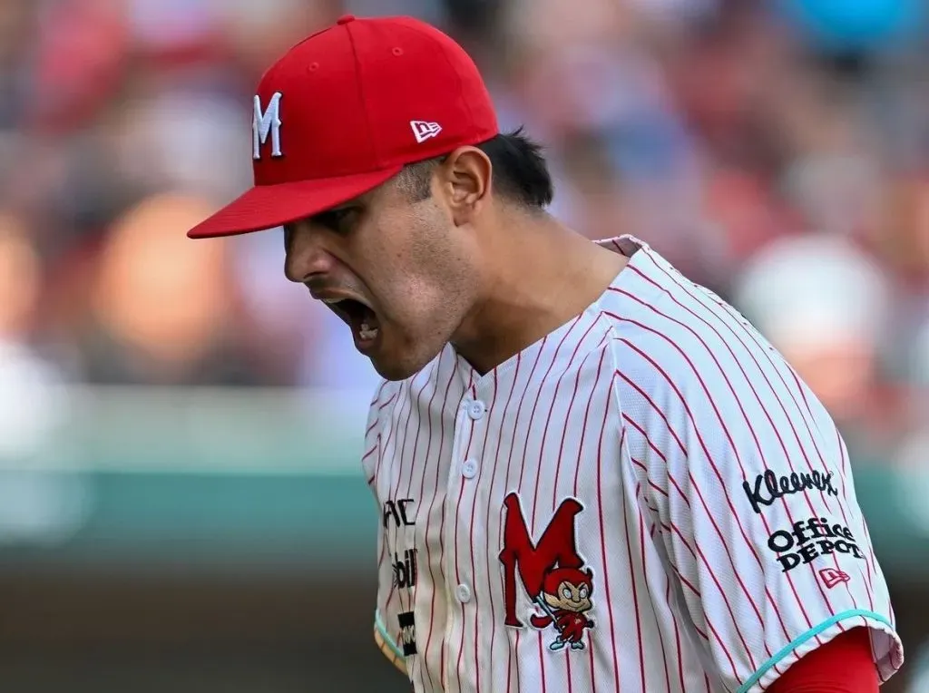 Erick Leal 7 IP | 4 H | 0 R | 0 BB | 7 K vs Pericos de Puebla, 1er playoff | 4 de agosto 2024, Estadio Alfredo Harp Helú (Cortesía)