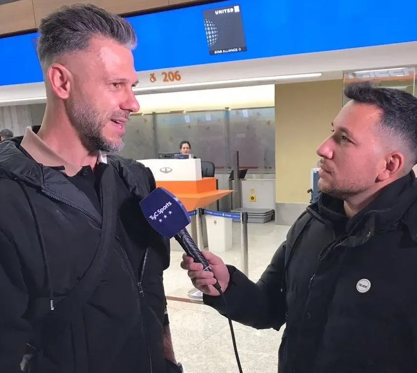 Martín Demichelis habló antes de viajar hacia México (Fuente: TyC Sports)