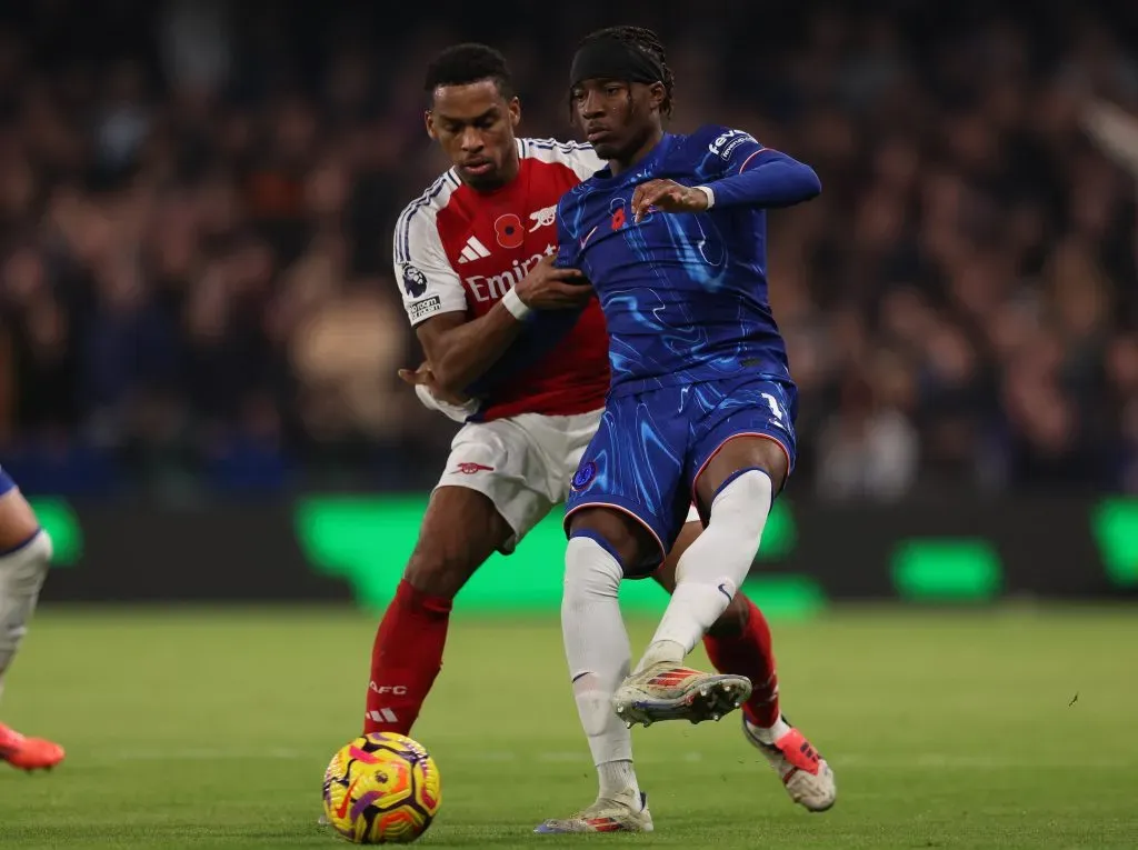 Madueke em ação pelo Arsenal. foto: IMAGO / Sportimage