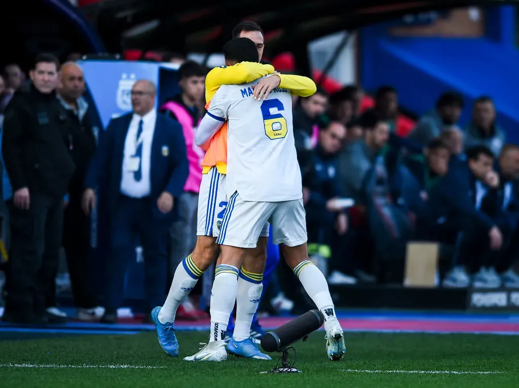 Rojo le dedicó el gol a Izquierdoz en plena polémica con la dirigencia. (Getty)