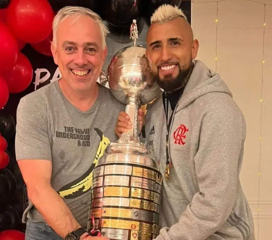 Fernando Felicevich y Arturo Vidal | Instagram