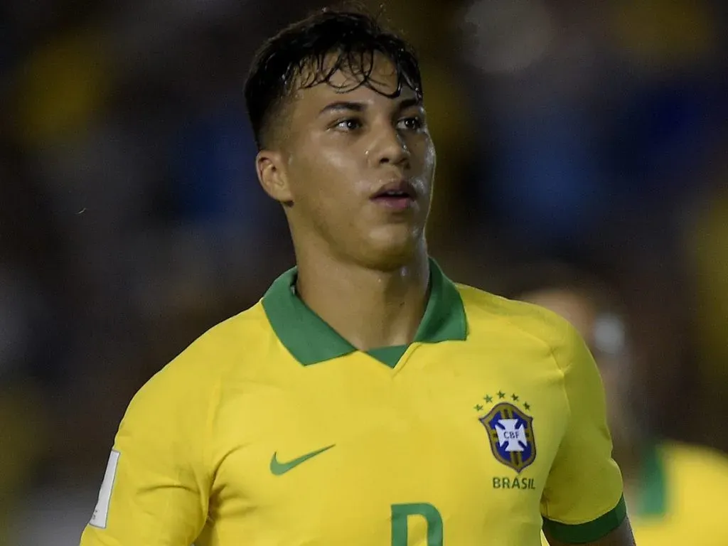 Kaio Jorge, ex-Santos, pela Seleção Brasileira – Foto: Alexandre Loureiro/CBF