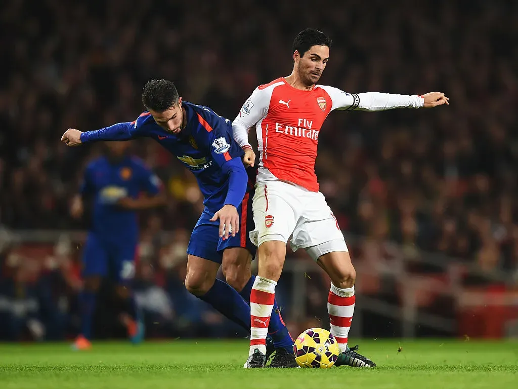 Van Persie em jogo do Arsenal. Michael Regan/Getty Images..