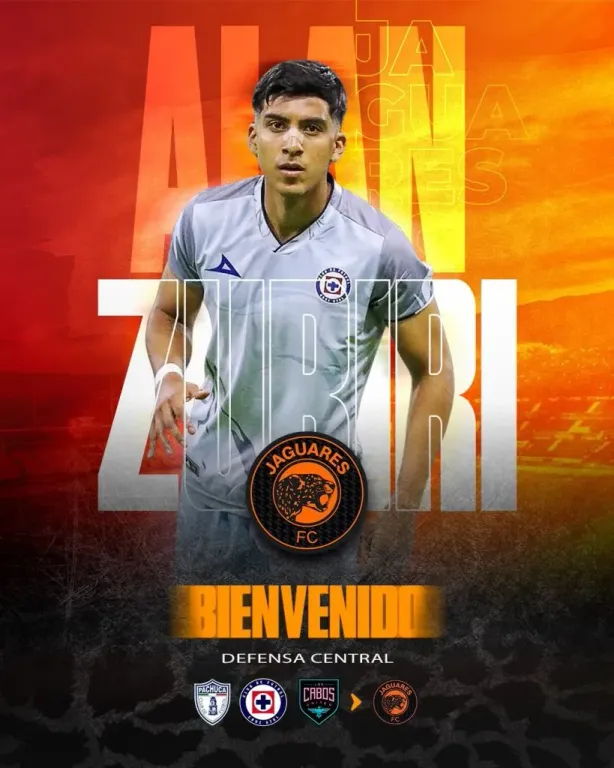 Ex Cruz Azul: Alan Zubiri fichó por Jaguares de Chiapas (Oficial Juguares FC)