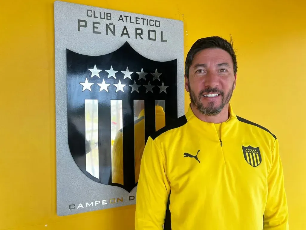 Juan Manuel Olivera en la ciudad deportiva de Peñarol. (Foto: Cristián Fajardo/RedGol).