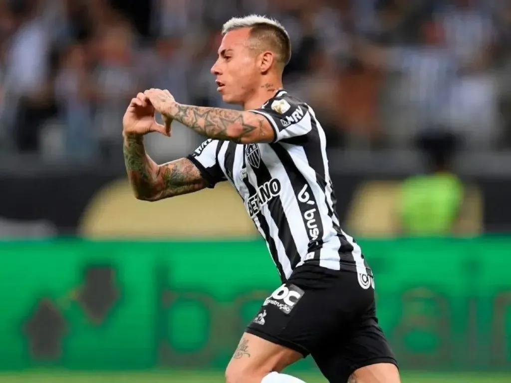 Eduardo Vargas se queda sin espacio y sin opciones para salir del Atlético Mineiro. Foto: Getty Images.