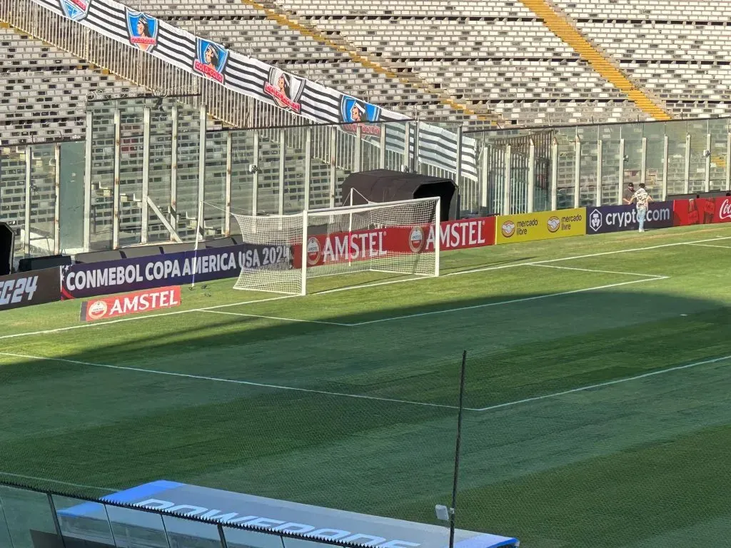 Todo listo en el Monumental para el duelo por Copa Libertadores (Imagen: RedGol)