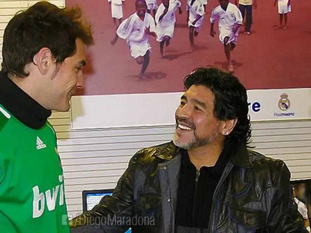 Maradona es el mejor de la historia para Casillas