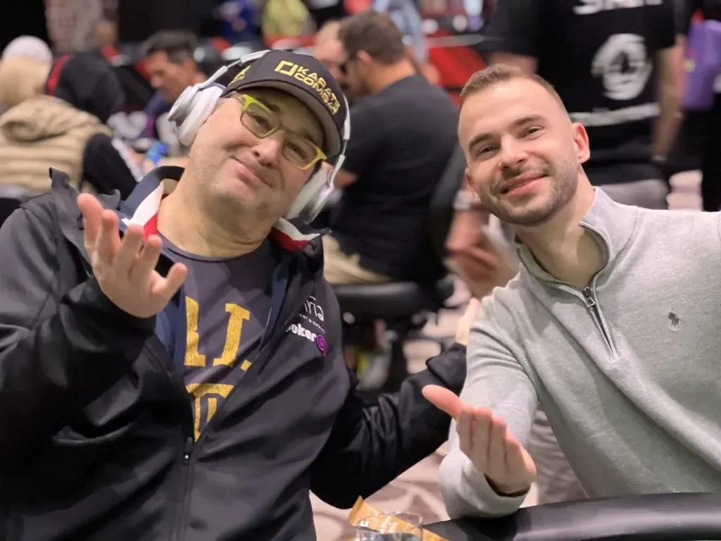 Phil Hellmuth e Renan Bruschi