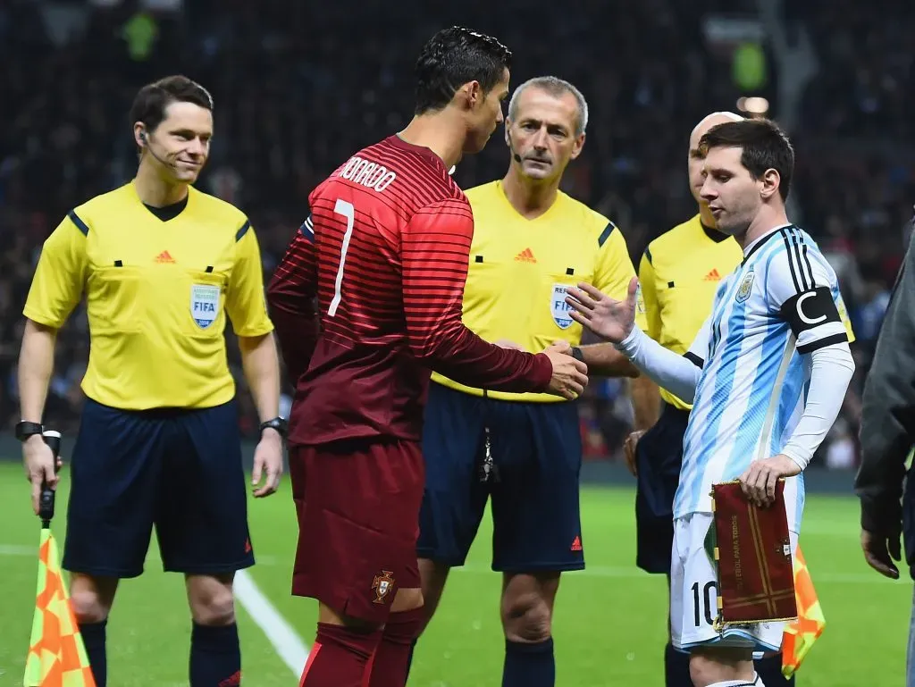 18 de noviembre del 2014. Portugal y Argentina se enfrentaron en un amistoso en el Old Trafford.