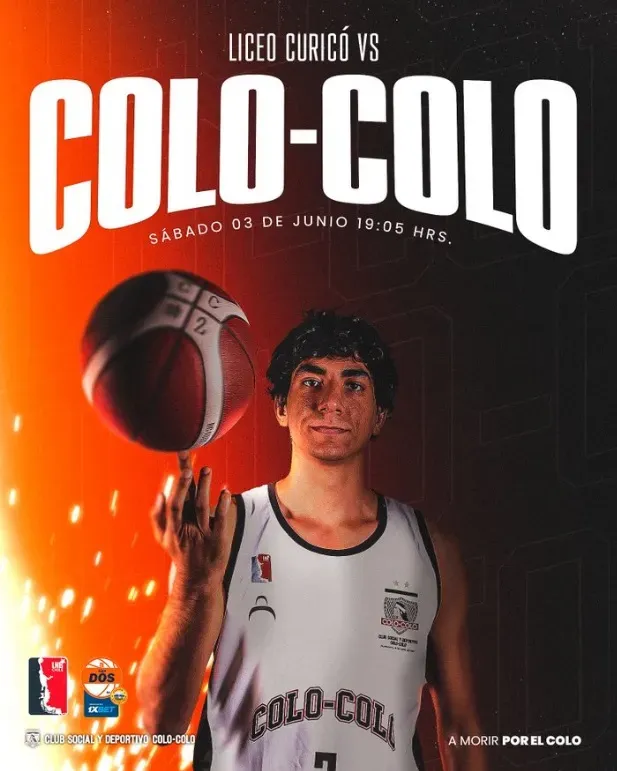 Colo Colo Basket visita a Curicó por la LNB | Foto: CSD Colo Colo