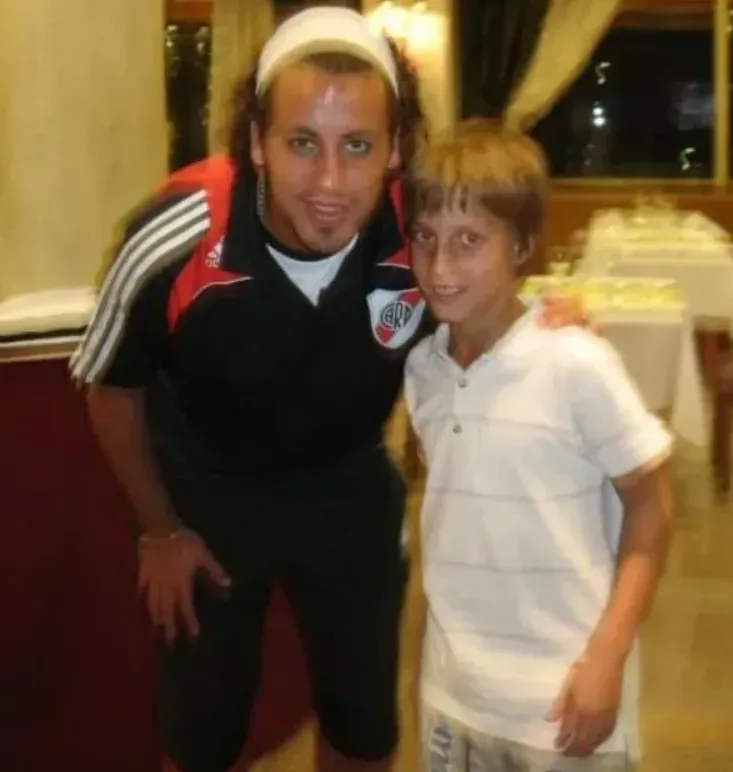 La foto de Gattoni junto a Fabbiani.