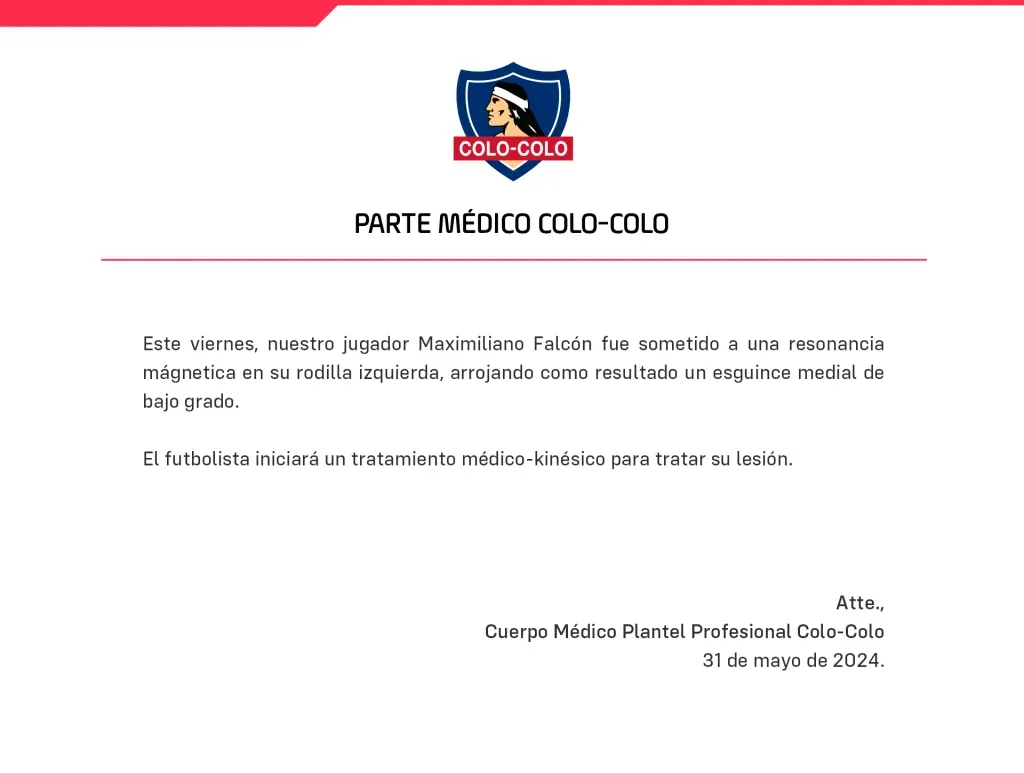 Imagen: Colo Colo Oficial