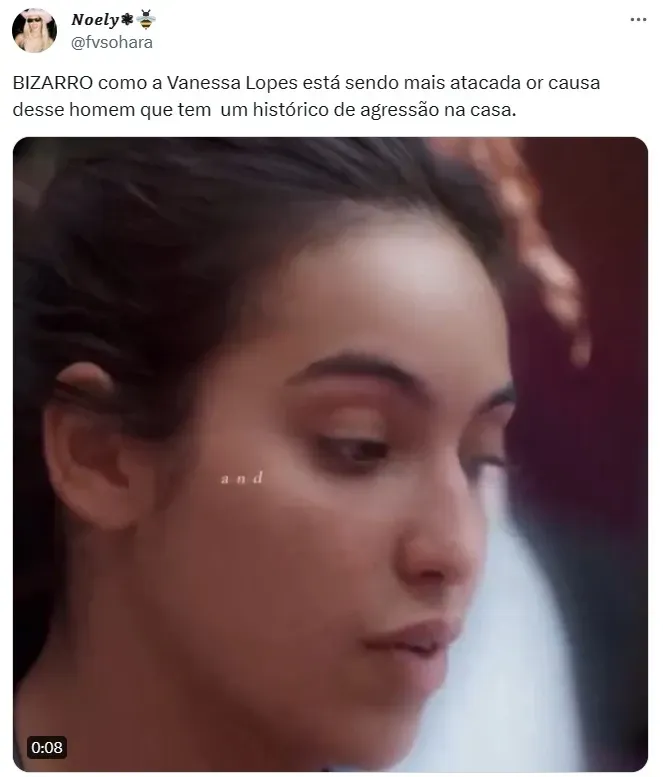 Web defende Vanessa Lopes no BBB 24