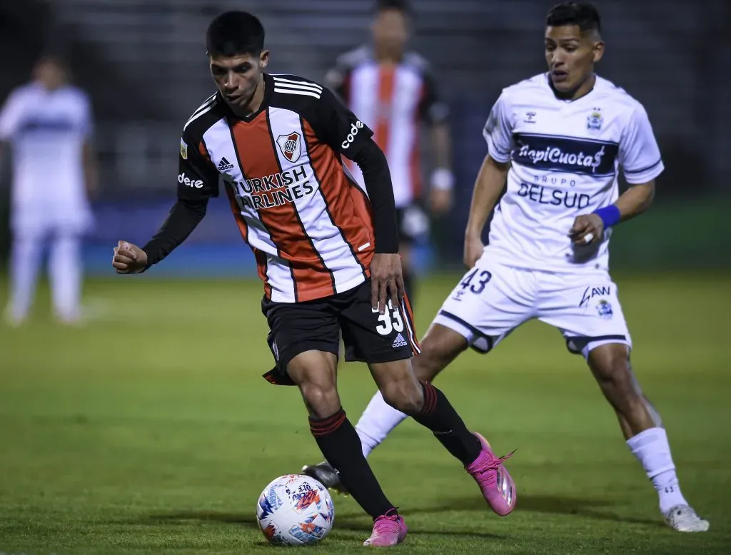 Tomás Galván jugó 8 partidos en River. Foto: Getty