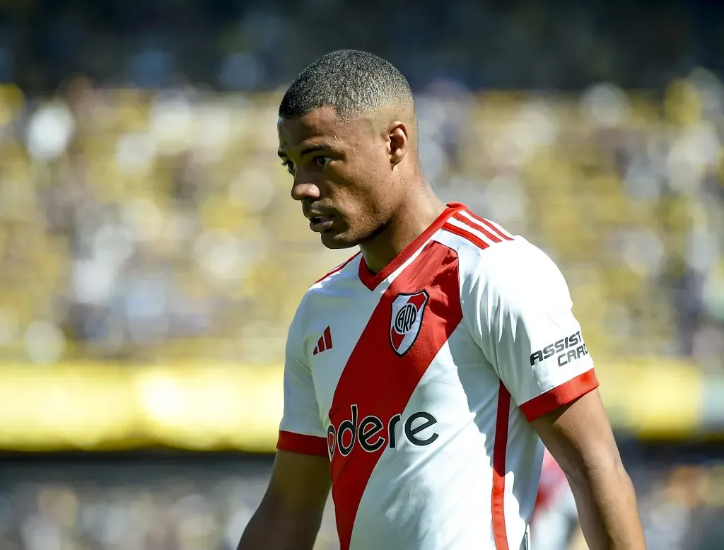 De La Cruz em ação pelo River Plate. (Photo by Marcelo Endelli/Getty Images)