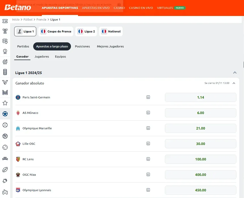 apuestas ligue 1