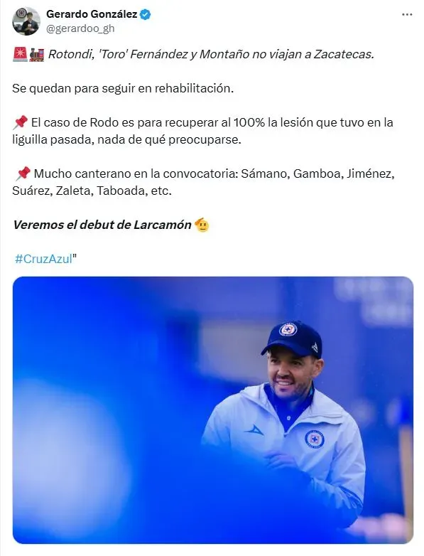 Las 2 bajas clave que tendrá Cruz Azul para la Copa Bienestar (X)