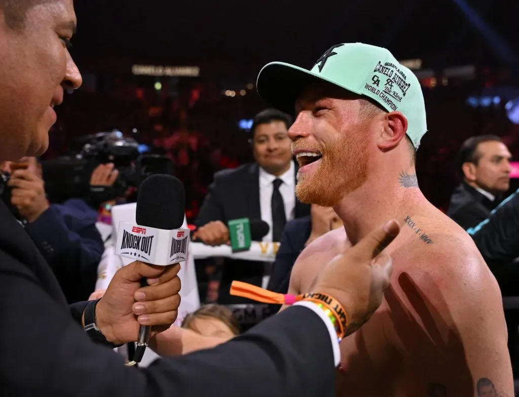 Canelo Álvarez peleará ante Berlanga este sábado a las 21:00 horas del centro de México. (Imago)