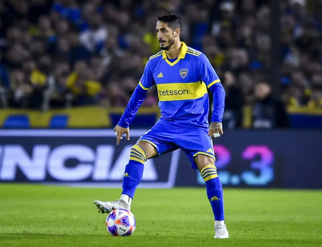 Nicolás Figal em ação pelo Boca Juniors. (Photo by Marcelo Endelli/Getty Images)