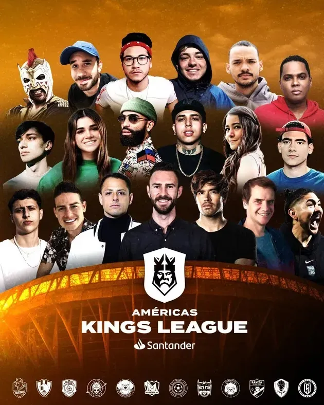 Los equipos de la Kings League 2024.