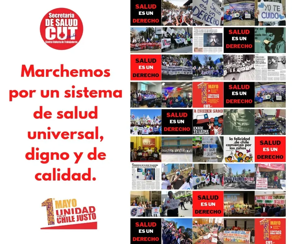 La CUT llamó a marcha para este 1 de mayo. Foto: Secretaría CUT.