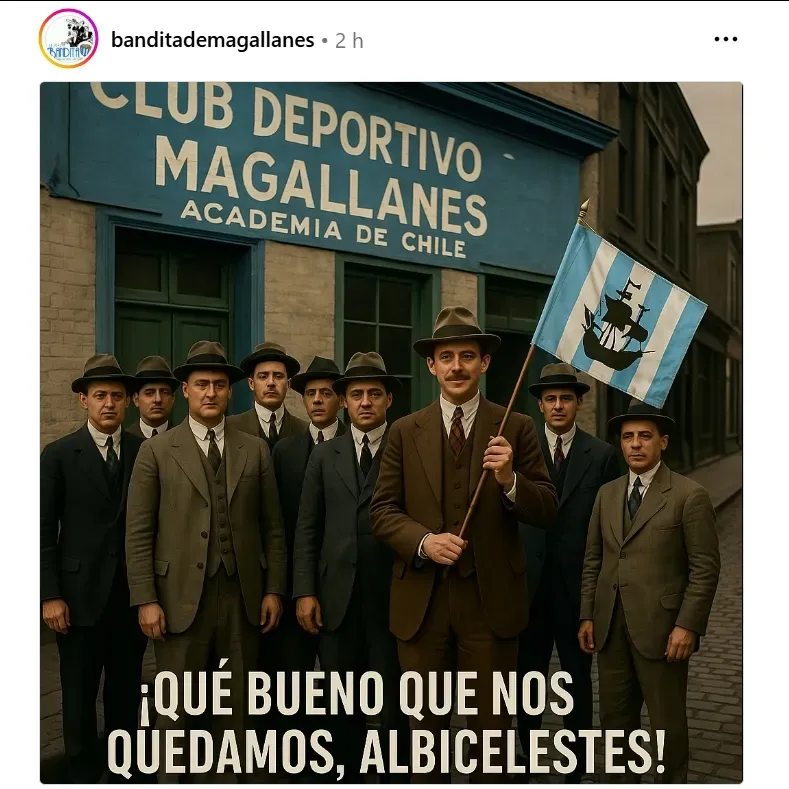 La polémica publicación de la Bandita de Magallanes