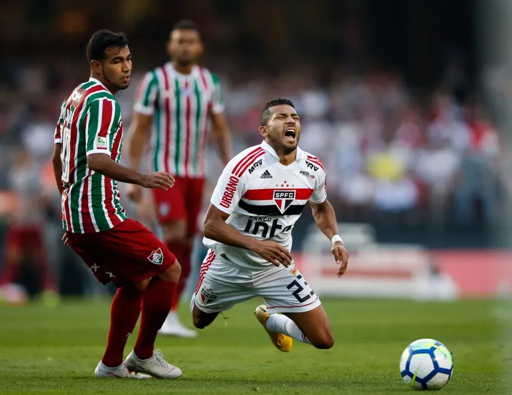 Joao Rojas jugando para Sao Paulo. (Foto: Getty).