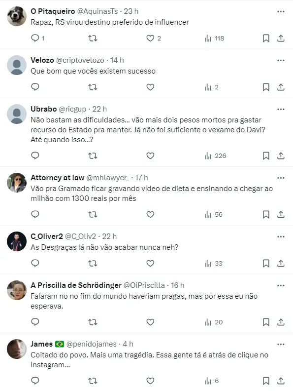 Internautas comentam atitude de Maíra Cardi - Foto: Twitter