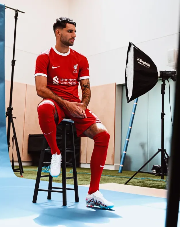 Dominiz Szoboszlai en su presentación con el Liverpool. (Foto: @LFC).