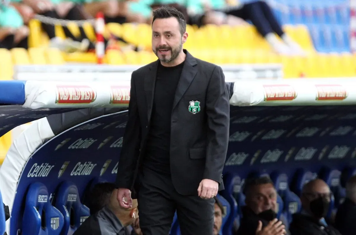 Roberto De Zerbi was equally as impressive when he was named coach of Sassuolo
