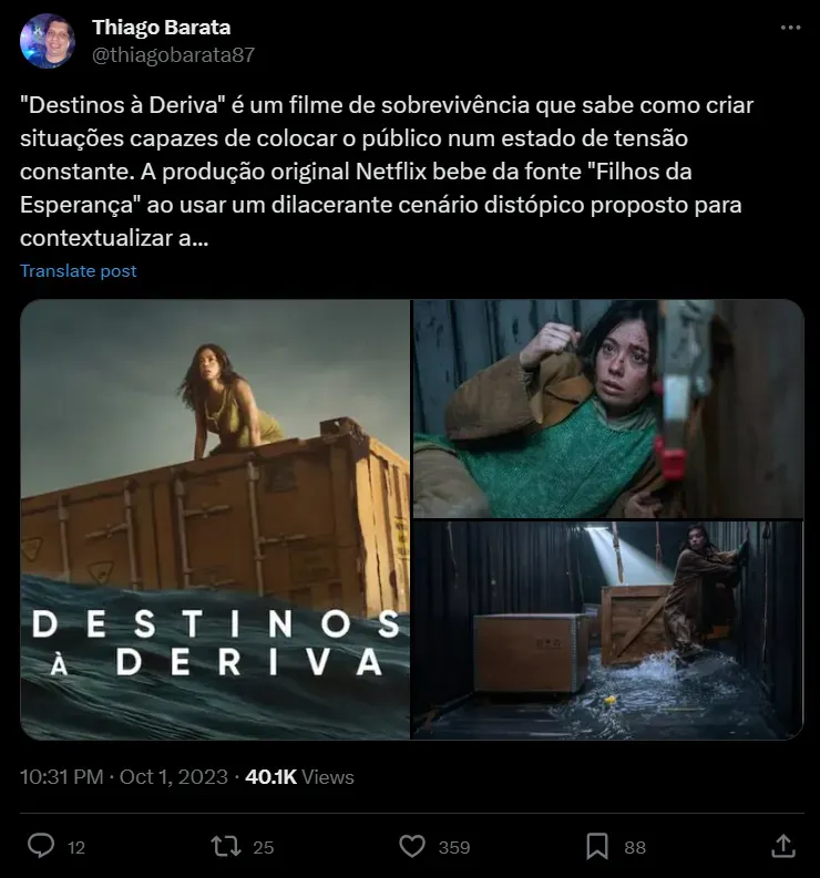 Destinos à Deriva: veja sinopse, elenco e trailer do filme da Netflix