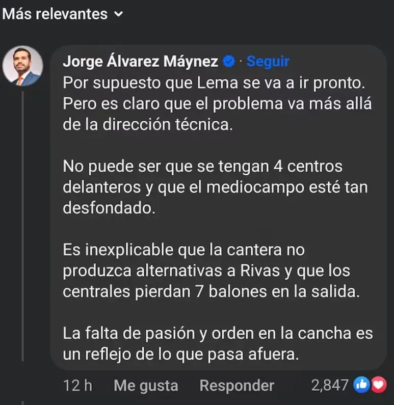 La crítica de Jorge Álvarez Máynez. (Captura de pantalla)