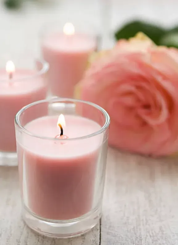 Las velas rosadas son las mejores para atraer el amor