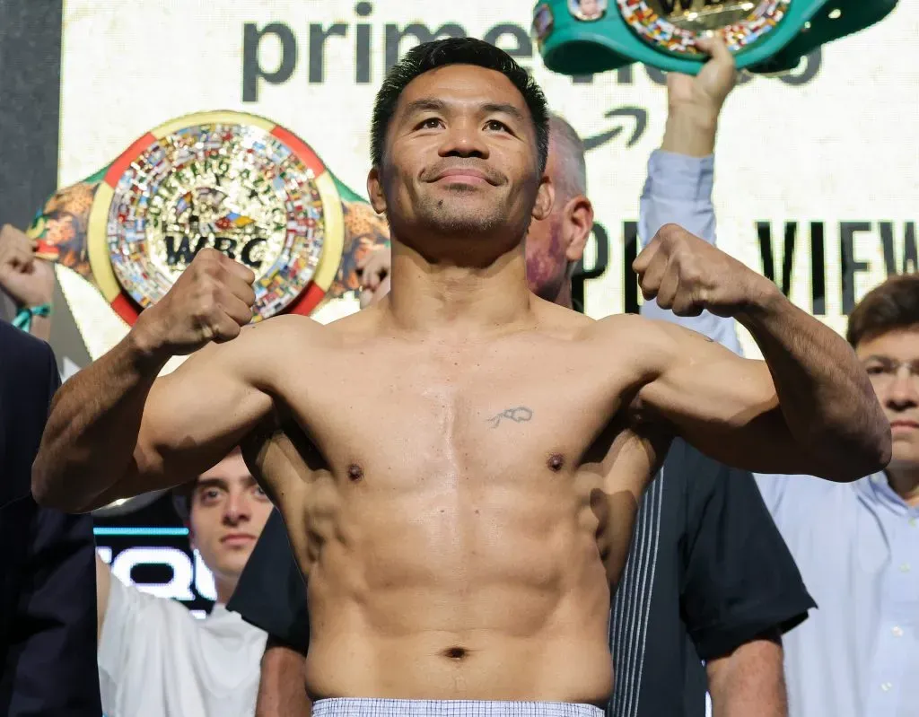 Pacquiao se inclina por “Canelo” para el combate contra Crawford. (Foto: Ethan Miller/Getty Images)
