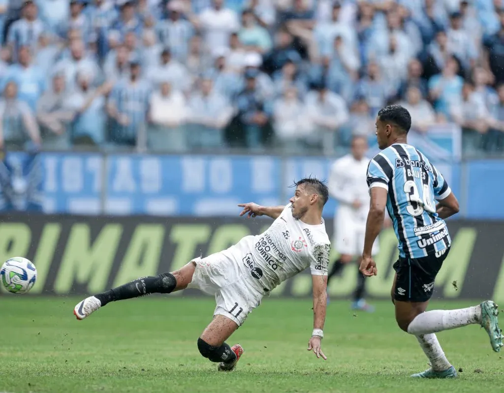 Grêmio e Corinthians, domingo (11), na Arena do Grêmio, pela 33ª rodada do Campeonato Brasileiro 2023 – Foto: Rodrigo Coca/Agência Corinthians