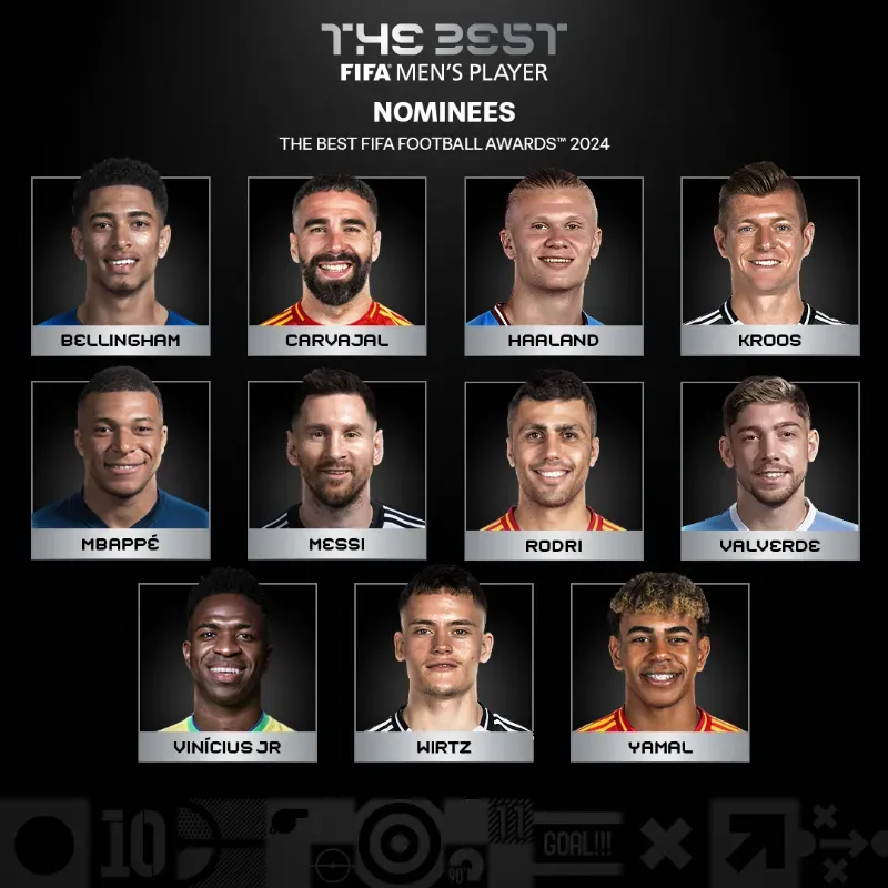 Messi fue uno de los 11 nominados al premio The Best.