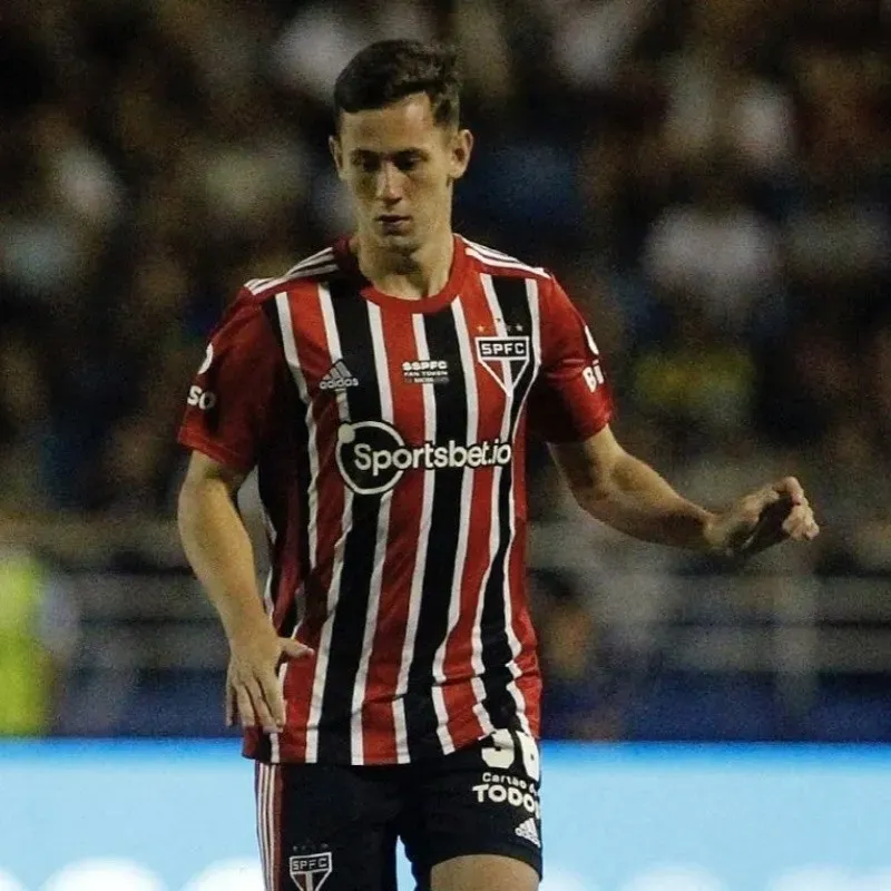 Patryck Lanza em ação pelo São Paulo – Foto: Reprodução site oficial São Paulo/Rubens Chiri